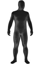 BlackThick Velvet Spandex Zentai Full Body