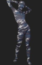 Camouflage Unisex Lycra Spandex Full-body Zentai Suit(Green) Camouflage Unisex Lycra Spandex Full-body Zentai Suit(Green)