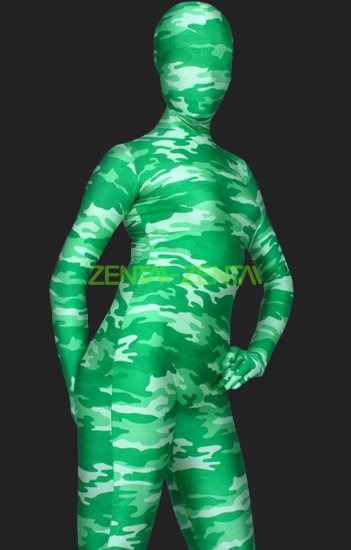 Camouflage Spandex Lycra Full Body Zentai Suit [20196] - $46.00 : Buy  zentai, spandex