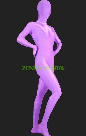 Lilac Full Body Suit  Full-body Lycra Spandex Unisex Zentai Suit