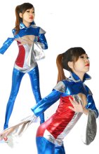 Pepsi Costume | Blue and White Shiny Metallic Costume Pepsi Costume | Blue and White Shiny Metallic Costume