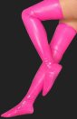 Pink PVC Long Stocking