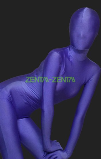 Purple Blue Full Body Suit  Full-body Lycra Spandex Unisex Zentai