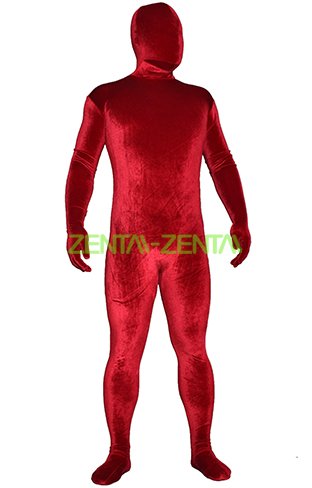 Red Catsuit Lycra Spandex Zentai Suit C116