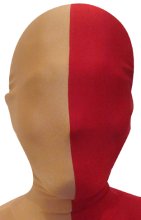 Split Zentai Mask | Carnation and Red Split Zentai Mask | Carnation and Red