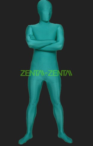 Grass Green Zentai Suit Adults Morph Suit Full Body Lycra Spandex Bodysuit  