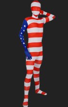 USA Full Body Suit | Full-body Spandex Lycra Unisex Zentai Suit USA Full Body Suit | Full-body Spandex Lycra Unisex Zentai Suit